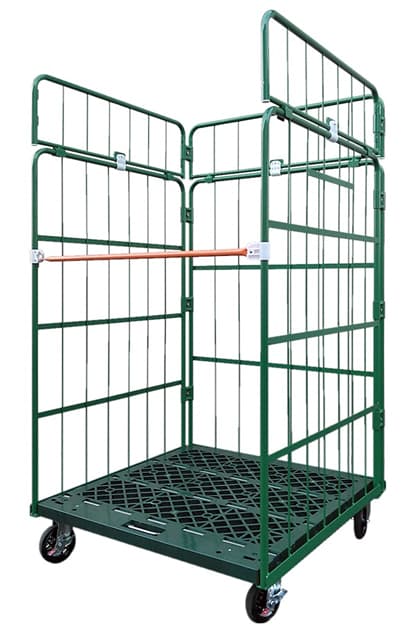 新品 カゴ台車(嵩上げH2000)
